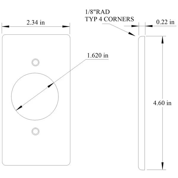 Electrical Box Cover, 1 Gang(s), Rectangular, Steel, Raised Cover, Mulberry, Mfr#: 11605